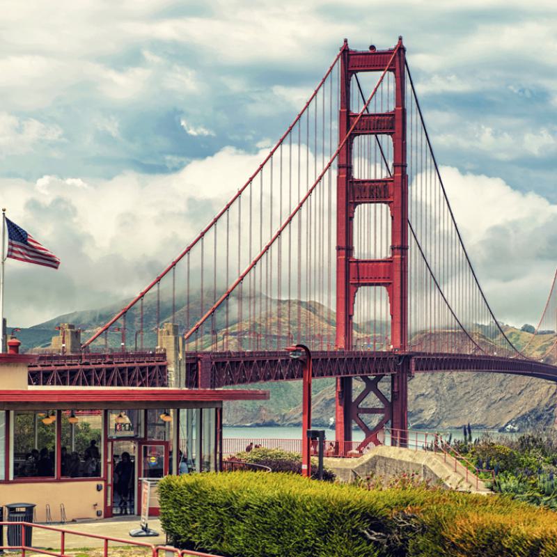 Golden Gate Bridge San Francisco California Usa