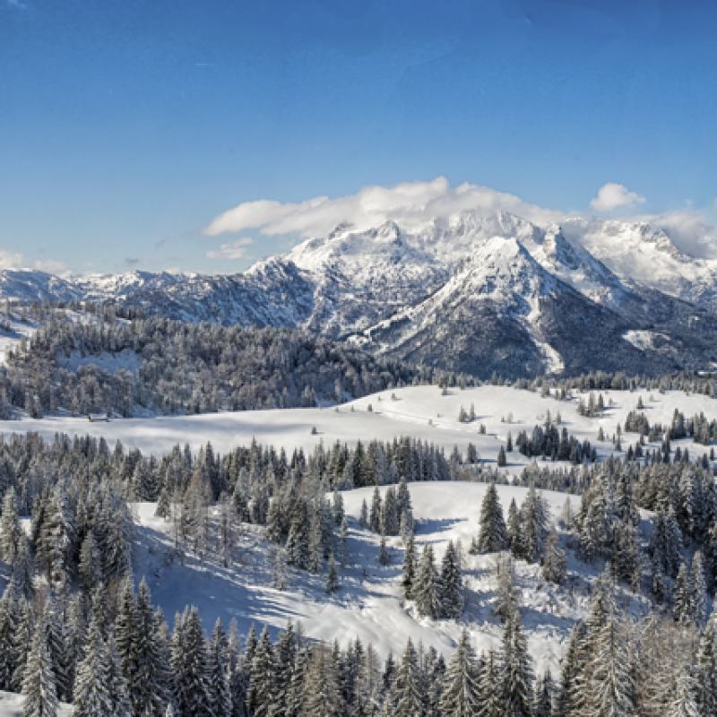 Upper Austria In Salzkammergut Gosau Ski Area Dachstein West