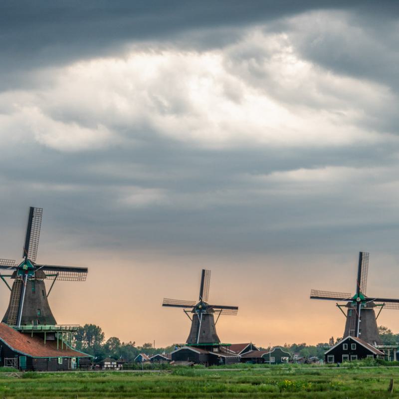 Landschapsfotografie Zaanse Schans Aan Het Eind Van De Dag 1 Van 1